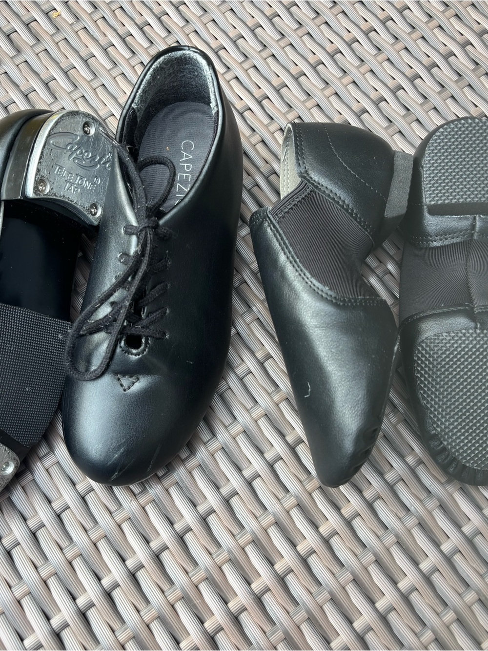 Capezio Black Kids Tap and Jazz Shoe Combo